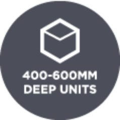 400-600mm Deep units