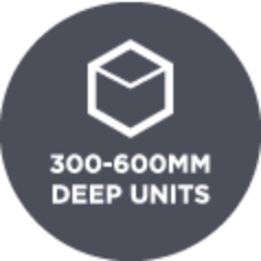 300-600mm Deep Units