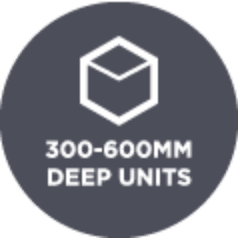 300-600mm Deep Units