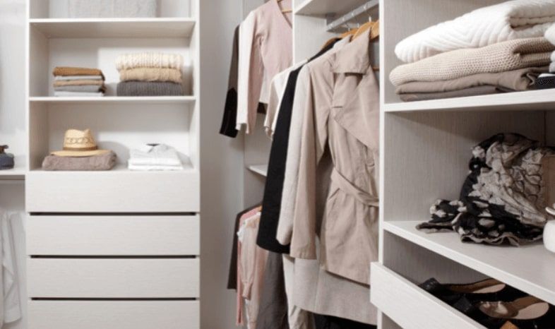 An Image of The Wardrobe Company's Moderno Collection Storage Solutions